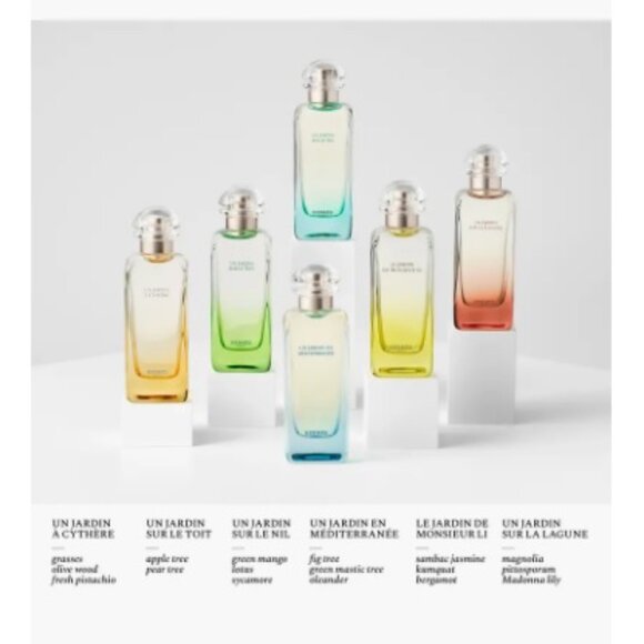 HERMES Un Jardin Sur Le Nil EDT Green Mango Lotus-Mini 7.5ml,0.25oz-BOXED-NEW - Picture 11 of 14